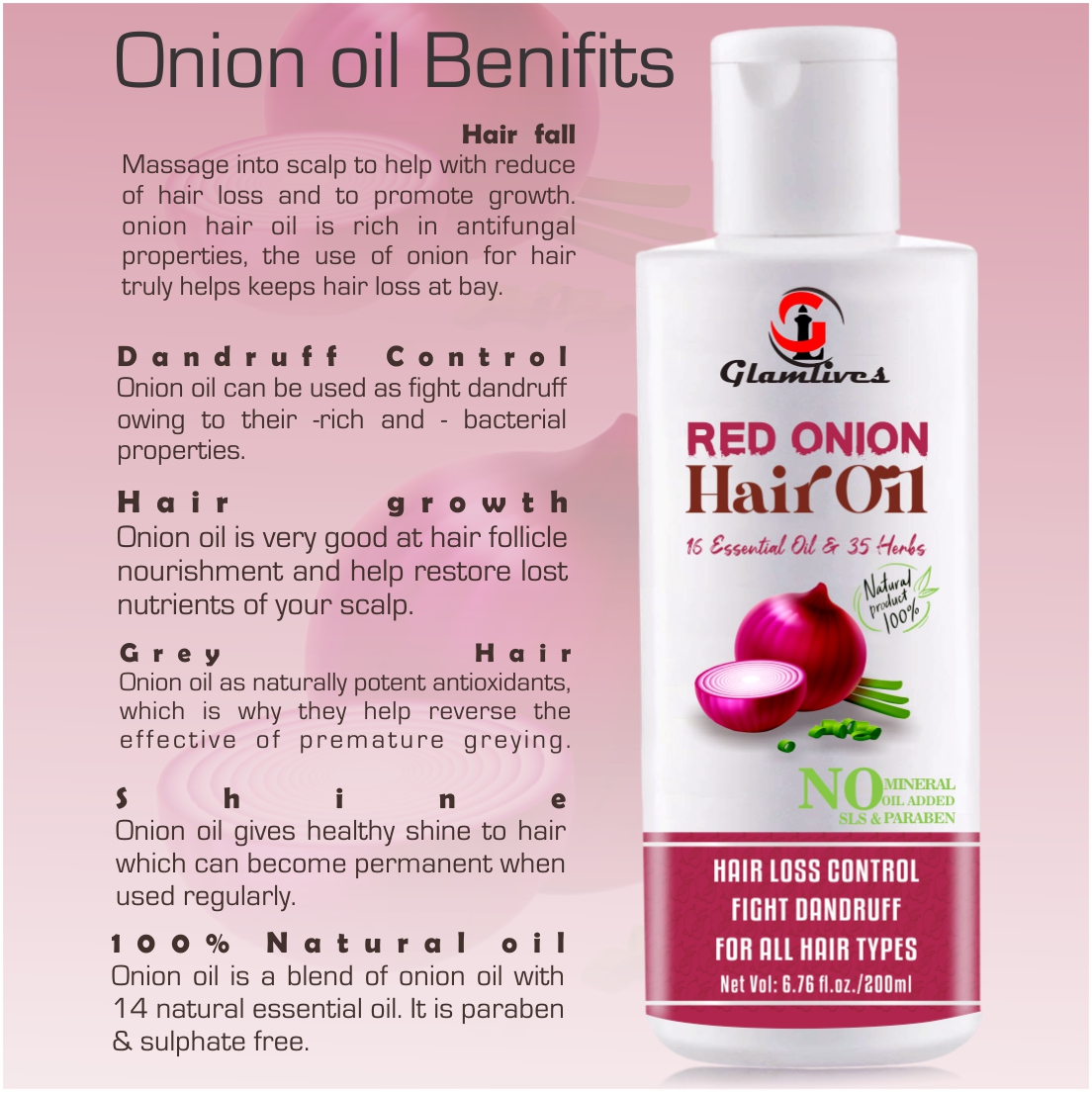 Onion Oil for Hair growth – glamlives